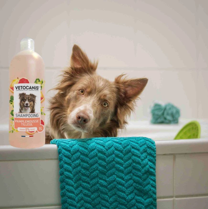 shampoing chien vetocanis pamplemousse tilleul