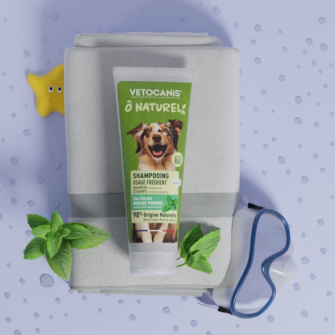 shampoing naturel chien usage fréquent Vetocanis