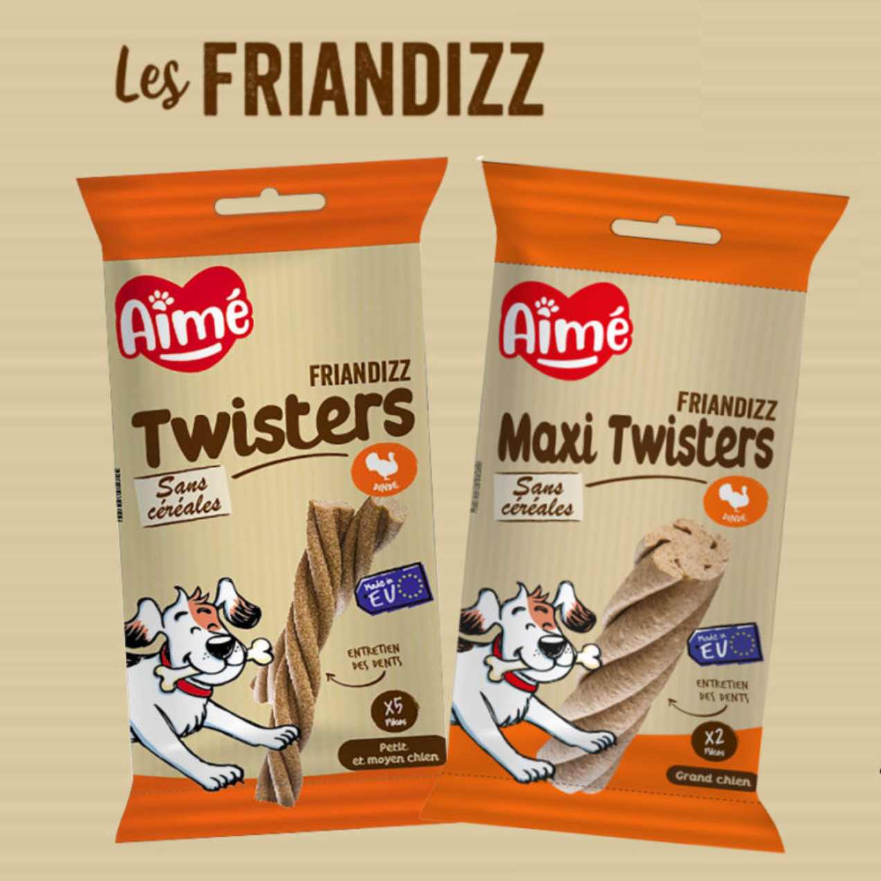 friandises sticks aimé